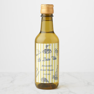 La Dolce Vita Italian Bridal Shower Party Wine Label