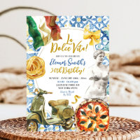 La Dolce Vita Italian Dinner Theme Adult Birthday