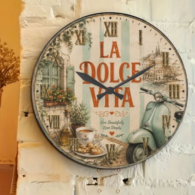 La Dolce Vita Italian Large Clock (Creator Uploaded)