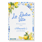La Dolce Vita Italian Lemon elegent 30th Birthday
