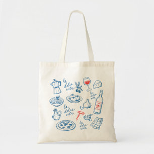 La Dolce Vita Italian Market Tote Bag