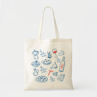 La Dolce Vita Italian Market Tote Bag