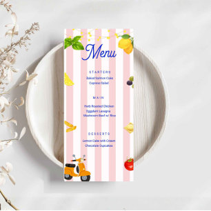 La Dolce Vita Italian Party Menu