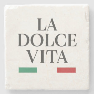 La Dolce Vita Italian Stone Coaster