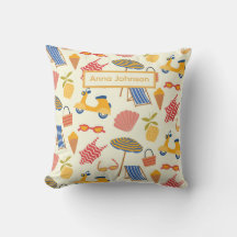 La dolce Vita Italian summer beach Pattern custom