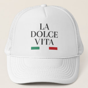 La Dolce Vita Italian Trucker Hat