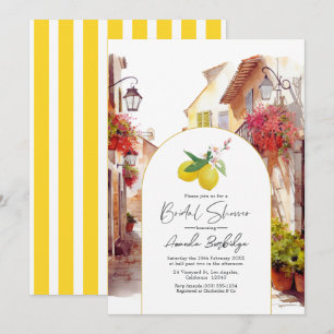 "La Dolce Vita" Italian Village Bridal Shower Invitation