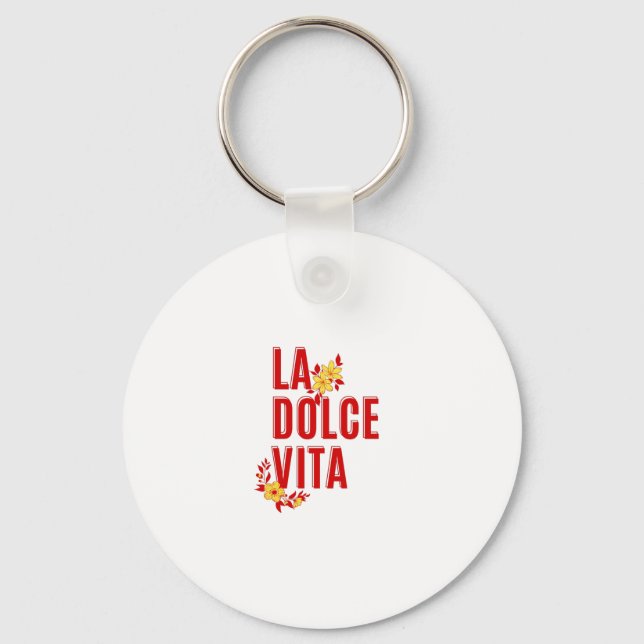 La dolce vita key ring (Front)