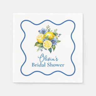 La Dolce Vita Lemon Bridal Shower Napkin