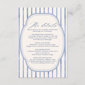 La Dolce Vita Lemon Citrus wedding details Enclosure Card