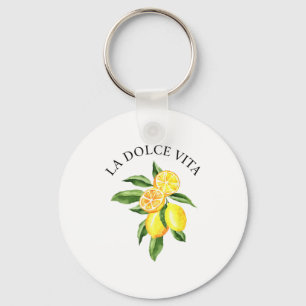 La Dolce Vita Lemon Italian Summer Limoncello Amal Key Ring