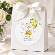La Dolce Vita Lemon Teapot Bridal Shower