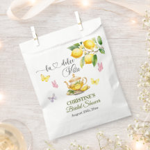 La Dolce Vita Lemon Teapot Bridal Shower