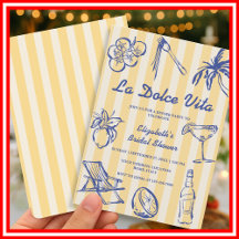 La Dolce Vita Lemons Italian Bridal Shower