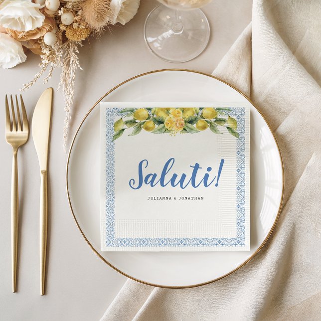 La Dolce Vita - Mediterranean Italian Paper Napkin (Creator Uploaded)