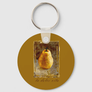 La Dolce Vita Pear Key Ring
