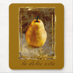 La Dolce Vita Pear Mouse Mat