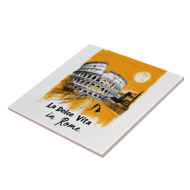 La Dolce Vita - Poster Art Tile (Side)