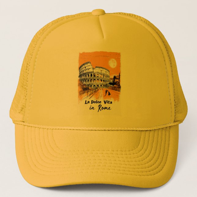 La Dolce Vita - Poster Art Trucker Hat (Front)
