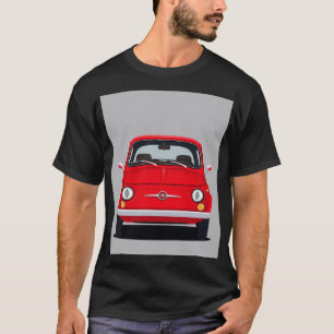 La Dolce Vita: Red Fiat 500 T-Shirt