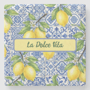 La Dolce Vita Sicily Stone Coaster