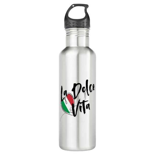 LA DOLCE VITA ,THE ITALIAN SWEET LIFE 710 ML WATER BOTTLE (Front)