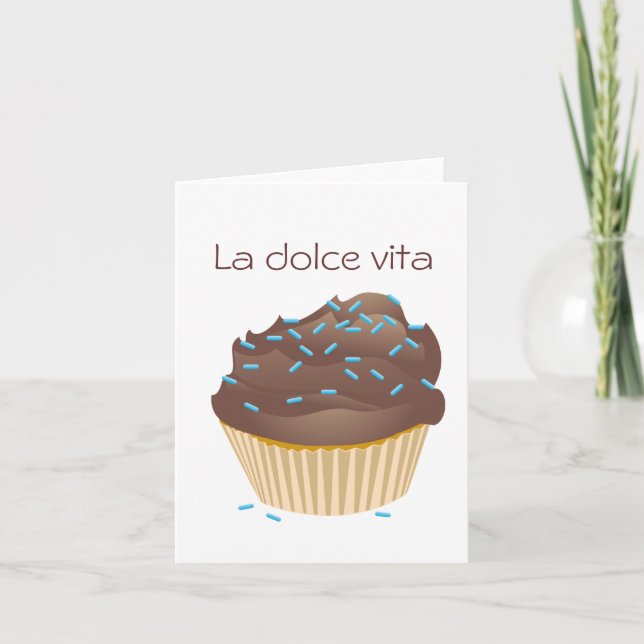 La dolce vita - The sweet life Card (Front)