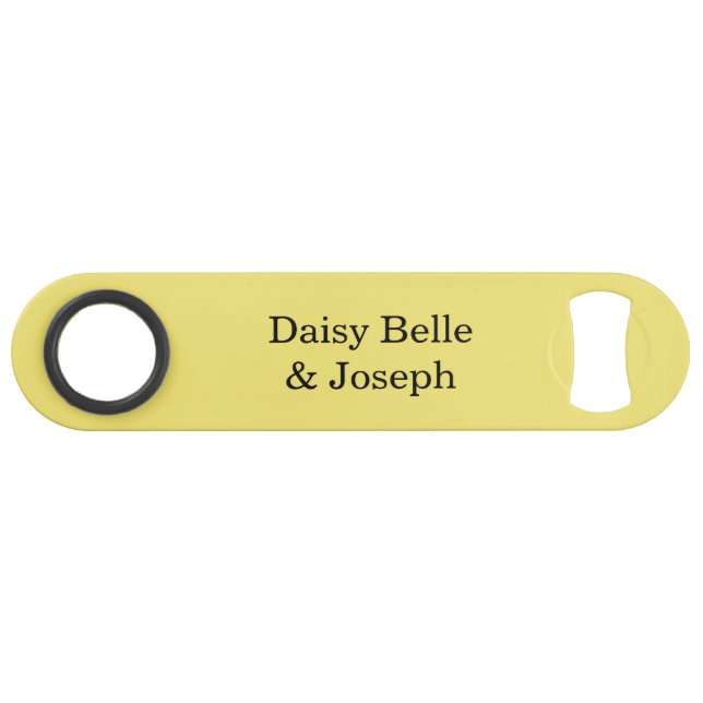 La Dolce Vita Wedding Bottle Opener Bar Key (Front (Horizontal))