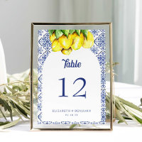 La Dolce Vita Wedding Mediterranean Blue Lemon
