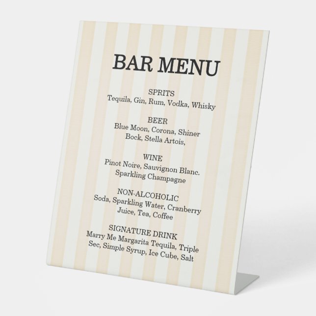 La Dolce Vita Wedding Pedestal Sign (Front)