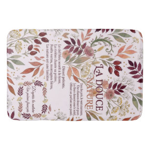La Douce Nature Sherpa Blanket Bath Mat