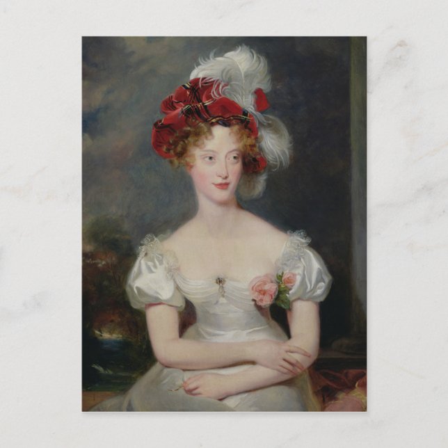 La Duchesse de Berry  c.1825 Postcard (Front)
