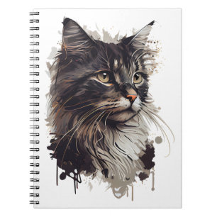 La Elegancia felina en tu vida Notebook