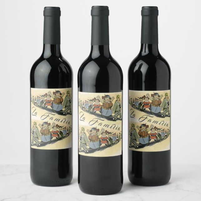 La Familia The Family Reunion Wine Generations Wine Label (Bottles)
