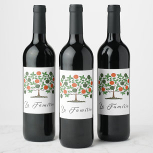 La Familia The Family Tree Reunion Wine Memorable Label