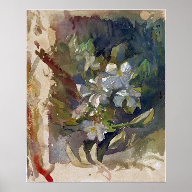 La Farge - Apple Blossoms Poster (Front)