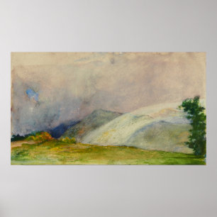 La Farge - Behind The House Nuuanu Valley Poster