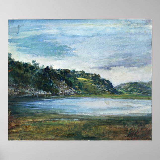 La Farge - Paradise Rocks Study At Paradise Poster (Front)