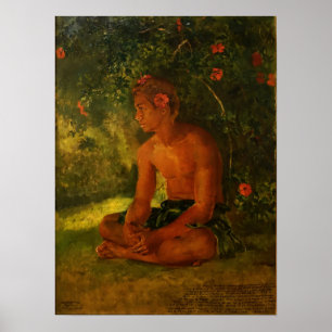 La Farge - Sketch Of Maua Apia One Of Our Boat Cr… Poster