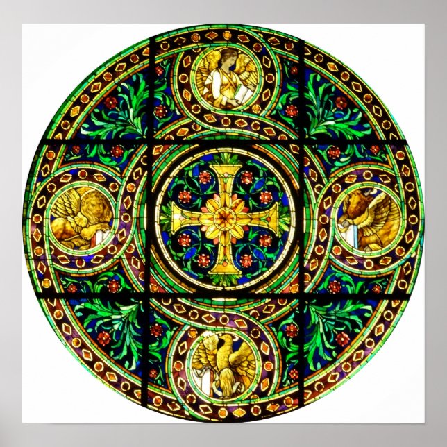 La Farge - Stained Glass Poster (Front)