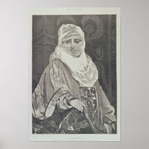La Favorita'- Woman with a Veil Poster