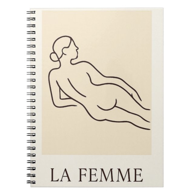 La Femme – Minimalist Elegant Planner Notebook (Front)
