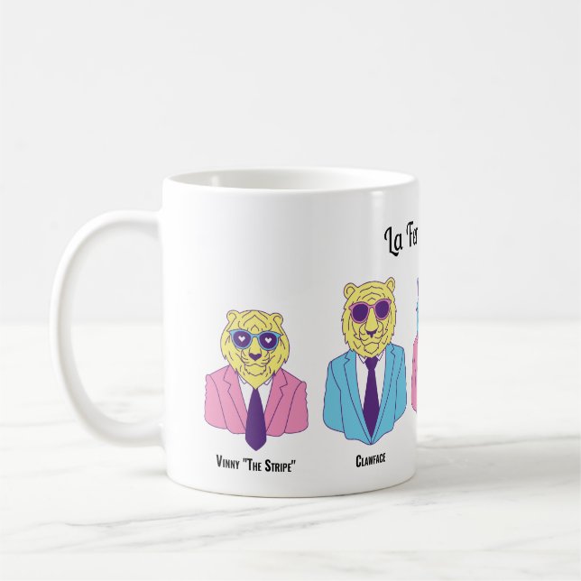 "La Feral Famiglia" – Full Animal Crew Coffee Mug (Left)