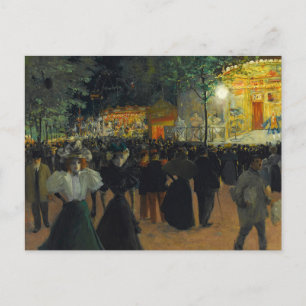 La Fête Foraine   Louis Abel-Truchet Postcard