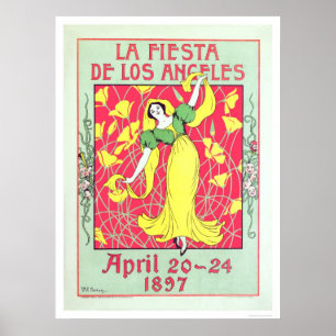 La Fiesta de Los Angeles 1897 Poster