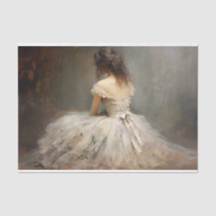 La Fille 2 Decoupage Paper