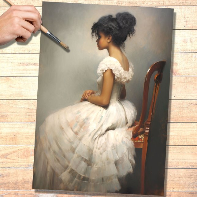 La Fille 3 Decoupage Paper (Creator Uploaded)