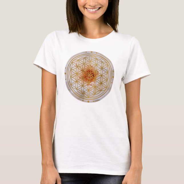 la flor de la vida T-Shirt (Front)