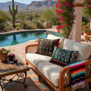 La Flor Verde Decorative Cushion