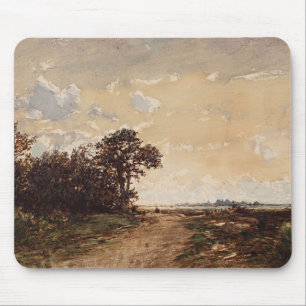 La Forêt De Fontainebleau Aux Environs De Barbizon Mouse Mat